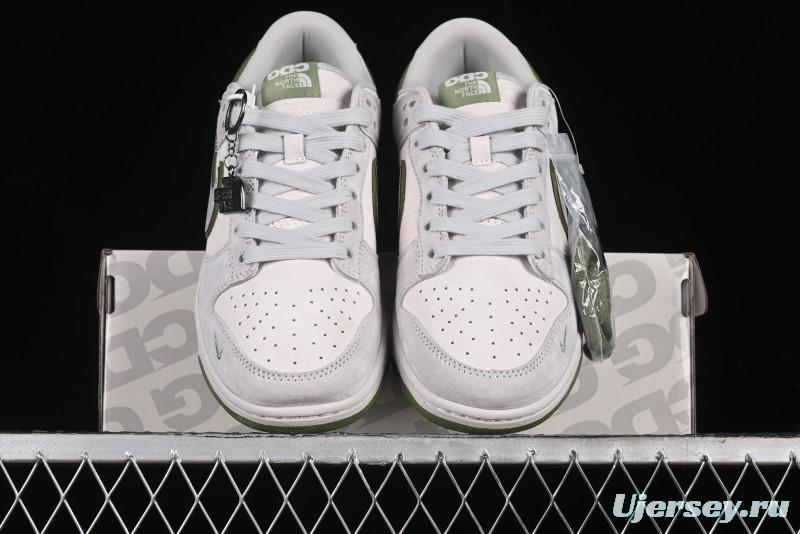 Nike Dunk Low The North Face CDG Collaboration - Green Label SB Low-Top Skate Shoes - DQ1098-397