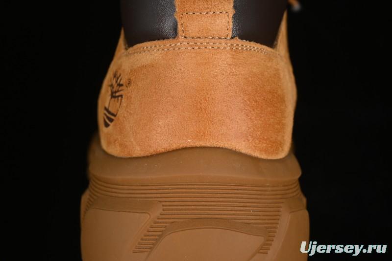 Timberland Outdoor Mid-Top Casual Martin Boots with Premium Italian Suede Leather - TB10059YELLOW