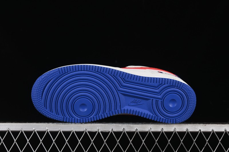 Nike Air Force 1 '07 Low Champion Collaboration - Blue White Red Low-Top Casual Sneakers - KK1988-002