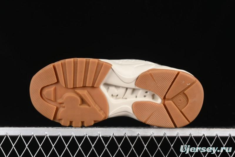 New York Yankees MLB Bigball Chunky Embo Monogram Thick Sole Sandals - 3ASHBEM4N50IVS