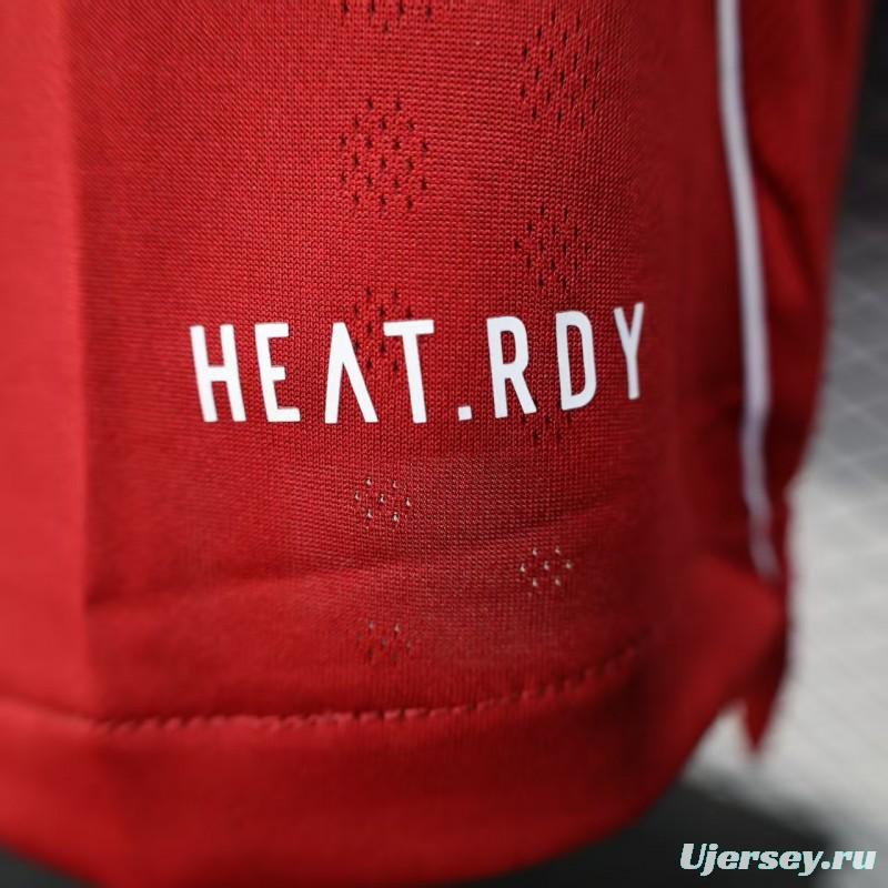 Player Version 25/26 LIverpool Home Long Sleeve Jersey