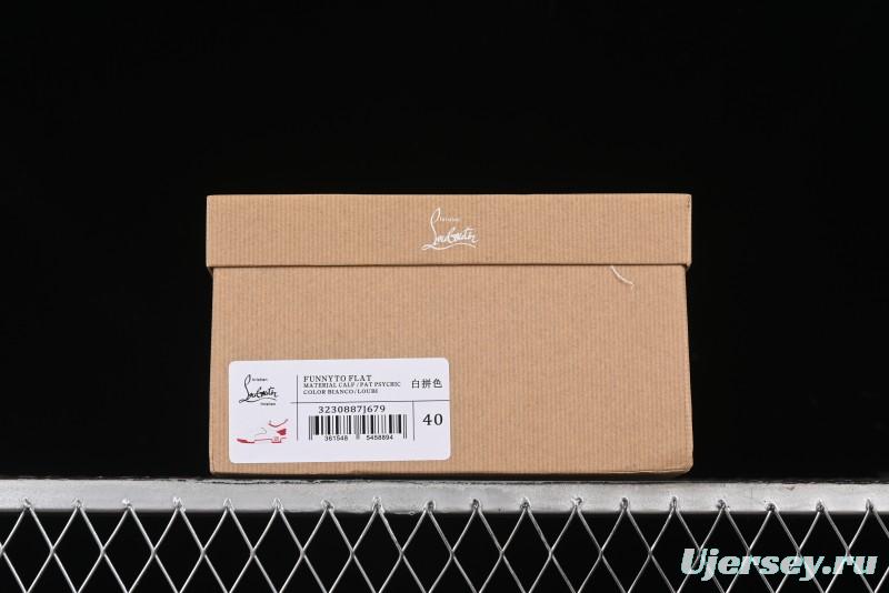 Christian Louboutin Astroloubi Comfortable Fashion Low-Top Sneakers White Red - X.D4