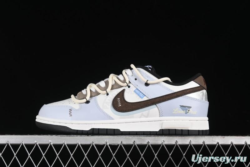 Nike Dunk Low Panda Prank Heartbeat Email SB Low-top Casual Sneakers - DD1391-100