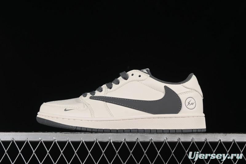 Nike Travis Scott x Fragment Design x Air Jordan 1 Low OG SP AJ1 Retro Casual Sneakers - LJ5188-024