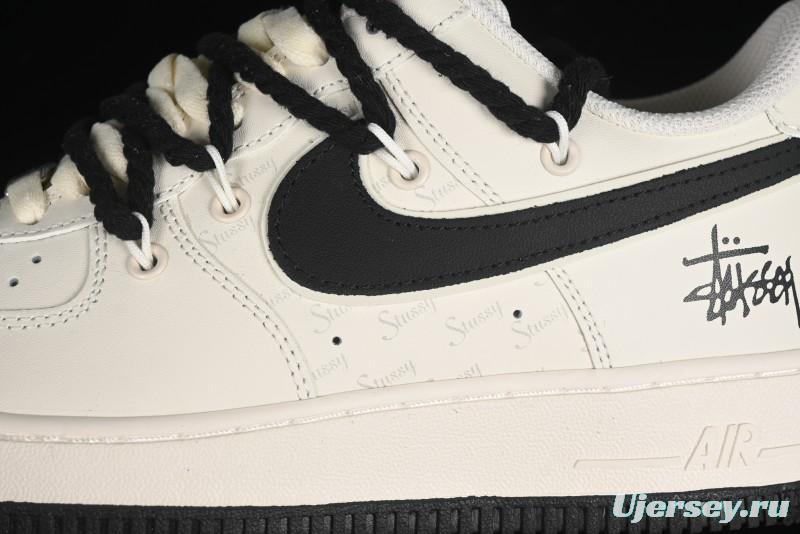 Stussy x Nike Air Force 1'07 Low Casual Sneakers - ZH0316-041