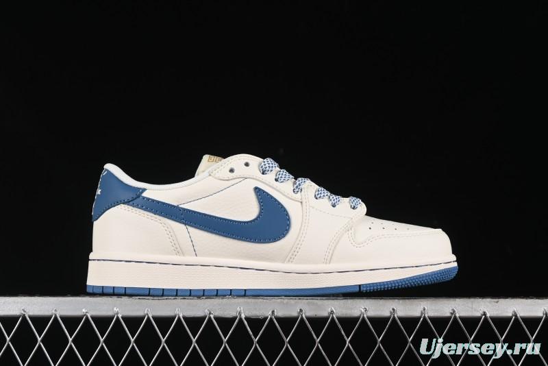 Nike Travis Scott x Fragment Design x Air Jordan 1 Low OG SP AJ1 Retro Casual Sneakers - CF3688-025