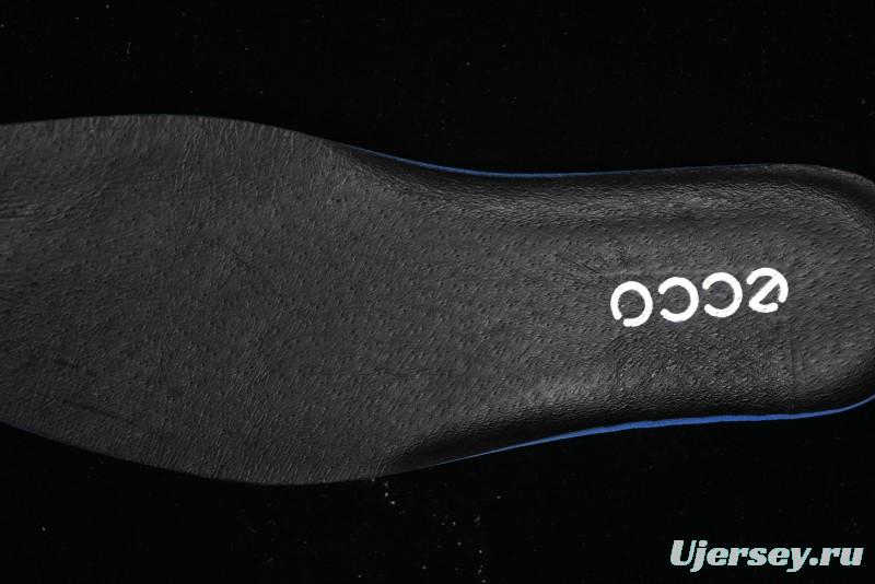 Ecco Block Brogue Business Derby Round Toe Genuine Leather Dress Shoes - 63667201001