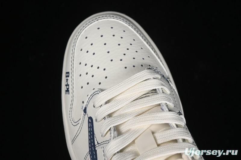 Nike Travis Scott x Fragment Design x Air Jordan 1 Low OG SP AJ1 Bape Collaboration - CH6336-008