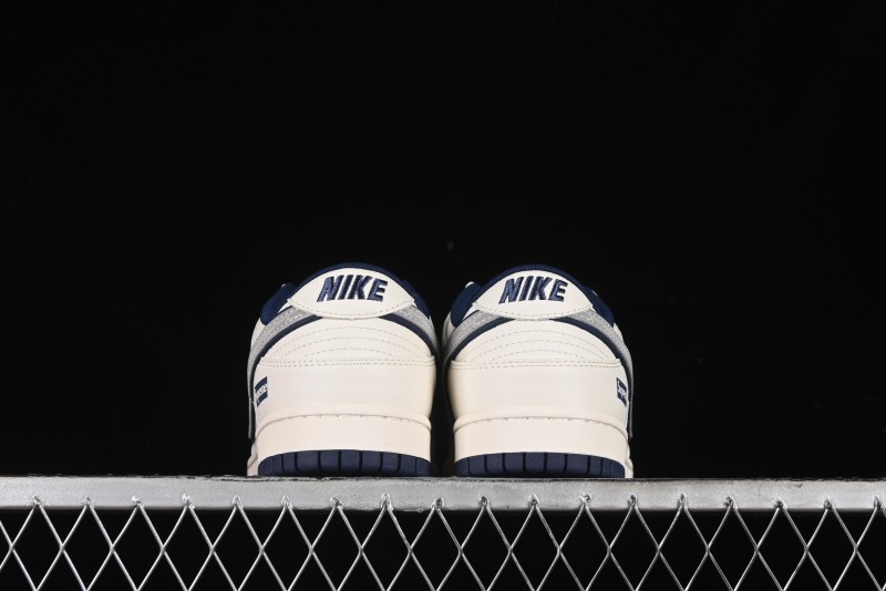 Nike SB Dunk Low Supreme Collaboration - Off-White Double Swoosh Anniversary Custom Low-Top Casual Sneakers - XX2025-288