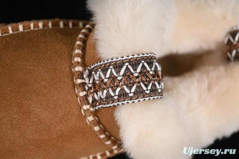 UGG Classic Ultra Mini Alpine Short Boots with Genuine Shearling Lining - 1158224