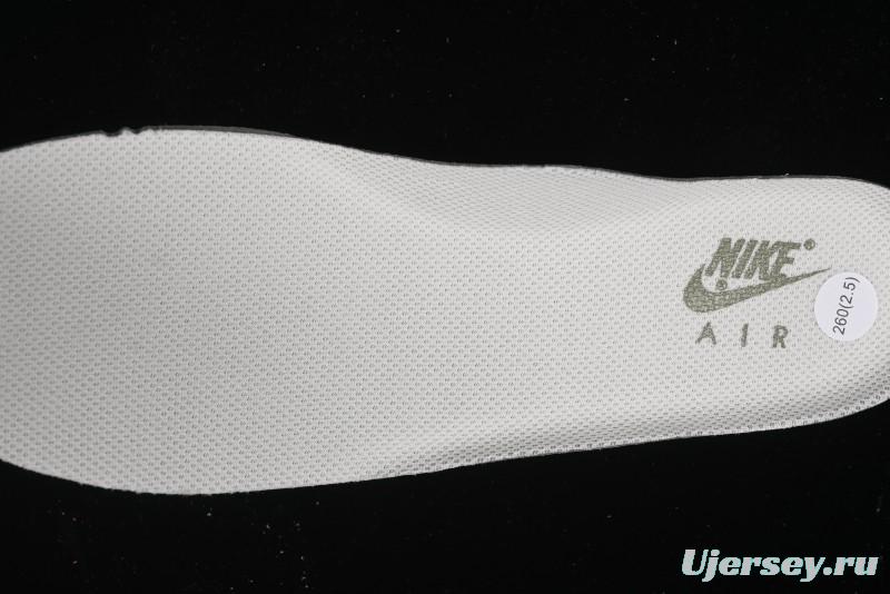 Nike Air Force 1 '07 Mid Military Green Dual-Color Sole Starlight Retro Sneakers - XL0236-231