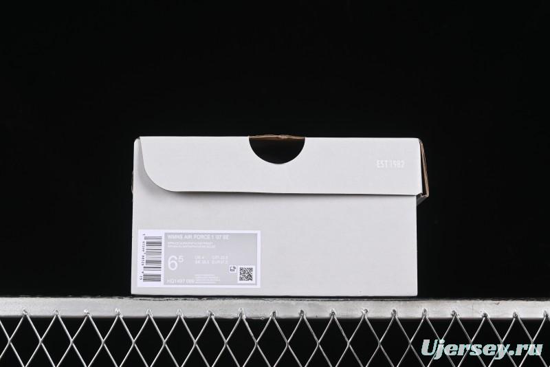 Nike Air Force 1 '07 Low Casual Sneakers with Full-Length Air Cushion - HQ1497-099