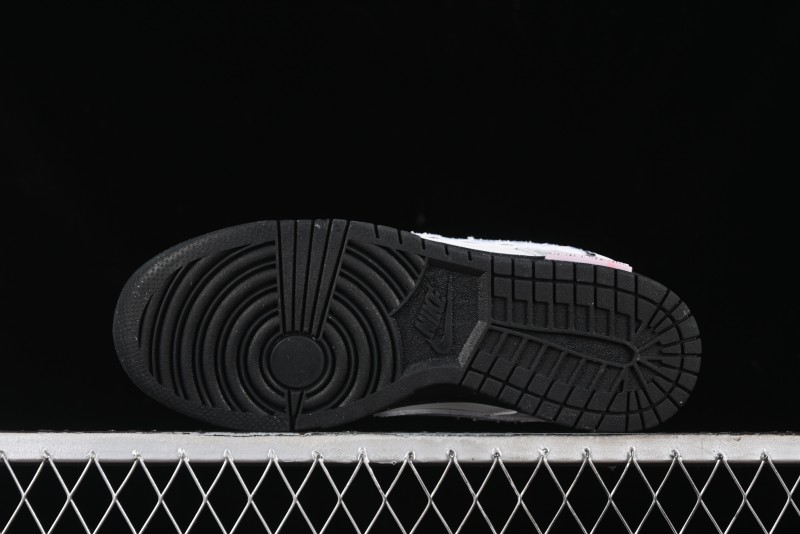 Nike Dunk Low Panda Prank Qixi Special Edition Low-Top Casual Sneakers - DD1391-100