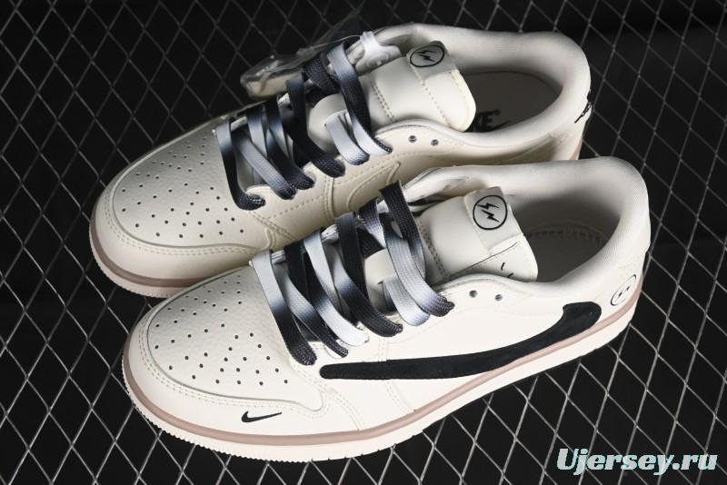 Nike Travis Scott x Fragment Design x Air Jordan 1 Low OG SP AJ1 Sneakers - CF3688-018