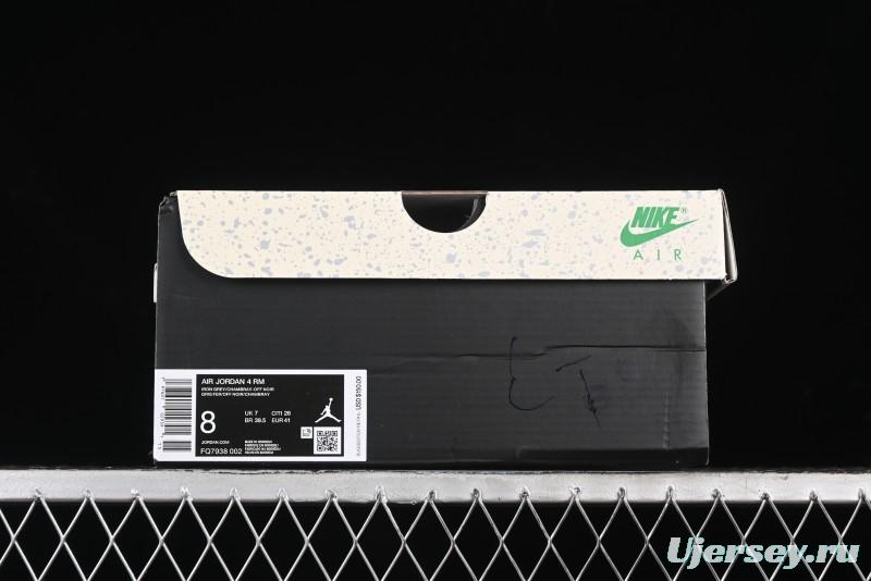 Nike Air Jordan 4 Remastered Sneakers in Black Grey - FQ7938-002