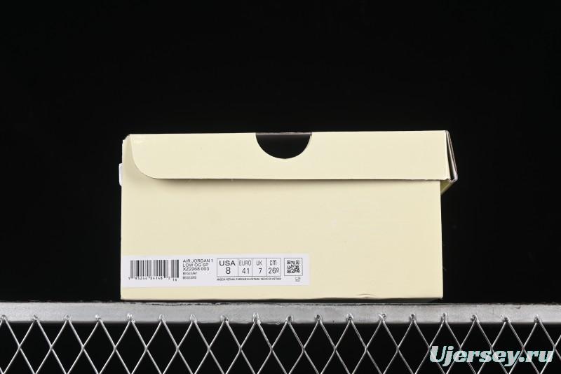 Nike Travis Scott x Fragment Design x Air Jordan 1 Low OG SP AJ1 Supreme Collaboration - XZ2268-003