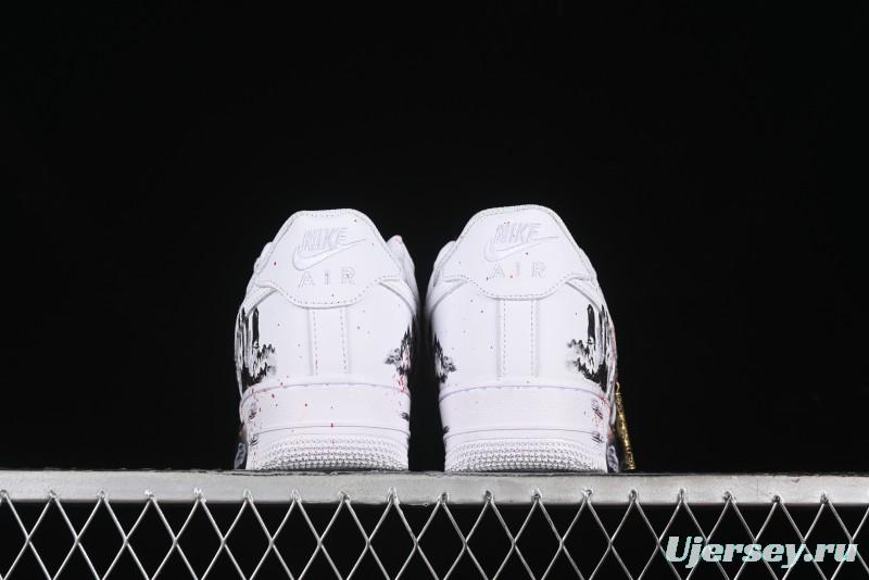 Nike Air Force 1 '07 Low Black Myth Wukong Custom Spray-Painted Gift Box Low-Top Casual Sneakers - ZH0316-045