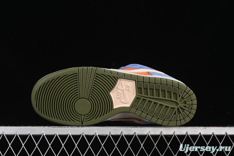 Nike SB Dunk Low Light Carbon/Monarch Maillard Style Low-Top Casual Skate Shoes - HF3063-002