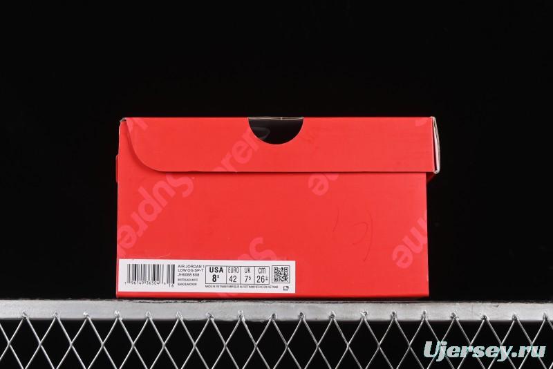 Nike Travis Scott x Fragment Design x Air Jordan 1 Low OG SP AJ1 Supreme Collaboration - JH6088-608