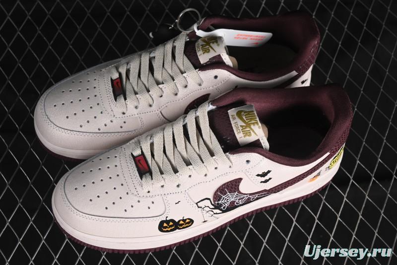 Nike Air Force 1'07 Low "Pumpkin Head" Halloween Themed Casual Sneakers - XL2321-888