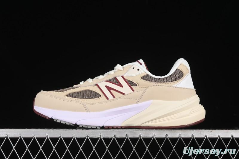 New Balance 990 Series Premium Retro Running Shoes with Carbon Fiber Midsole - U990LO6