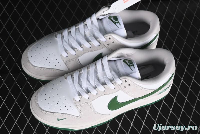 Nike SB Dunk Low Anniversary Customized Casual Sneakers with Green Swoosh - KK1888-013