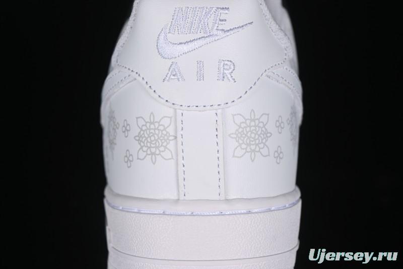 Nike Air Force 1 '07 Low Black Silk Chinese Style Casual Sneakers - ZH0316-036