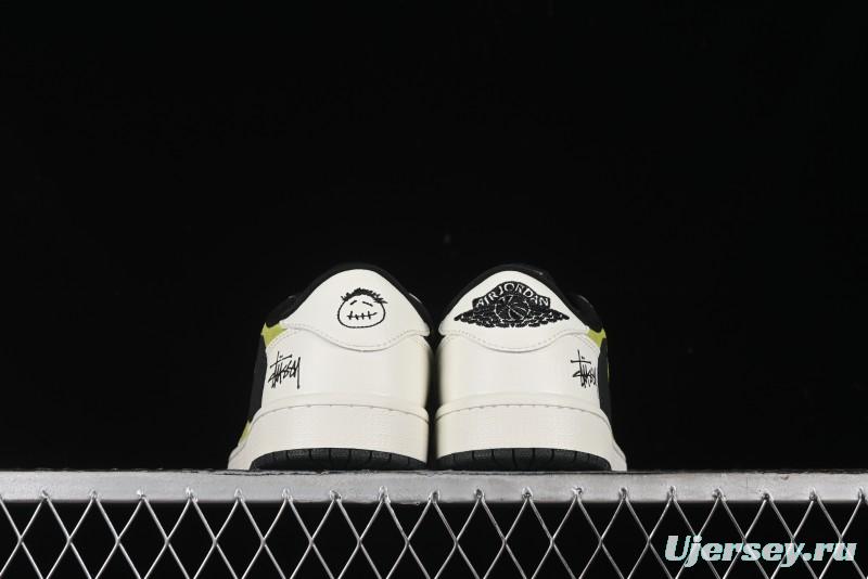Nike Travis Scott x Fragment Design x Air Jordan 1 Low OG SP AJ1 Retro Sneakers - JH6089-002