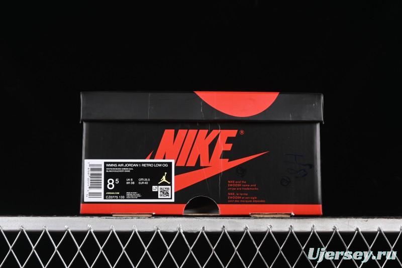 Nike Air Jordan 1 Low OG "Oxidized Green" Basketball Shoes - CZ0775-133