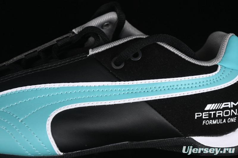 Puma Sparco Future Round Toe Lace-Up Leather Fabric Low-Top Lifestyle Casual Shoes - 308155-01