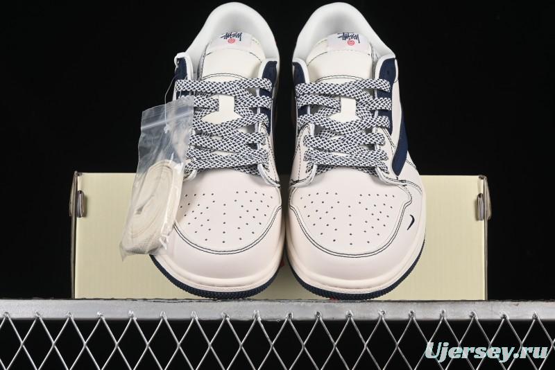 Nike Travis Scott x Fragment Design x Air Jordan 1 Low OG SP AJ1 Retro Sneakers - XZ3398-001