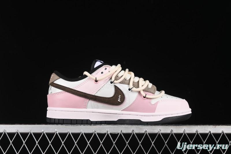 Nike Dunk Low Panda Prank Special Edition Heartbeat Mail Casual Sneakers - CW1590-100