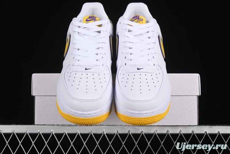 Nike Air Force 1 '07 Low Kobe Full-Grain Leather Casual Sneakers with Full-Length Air Cushion - FZ1151-100