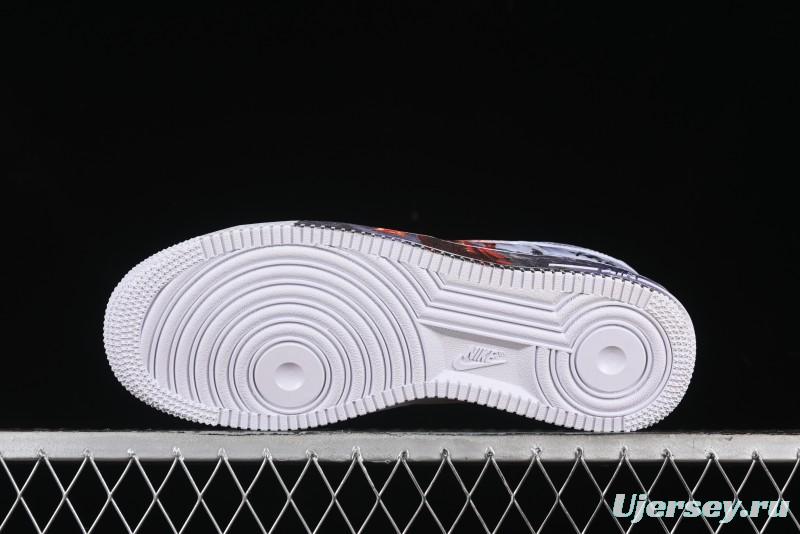 Nike Air Force 1 '07 Low Black Myth Wukong Themed Casual Sneakers - 315122-111