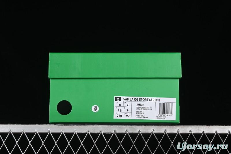 Adidas Originals Samba OG Sporty&Rich Retro Casual Sneakers - IH8338