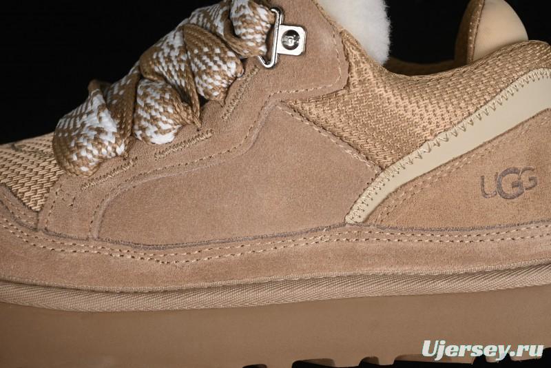 UGG Classic Ultra Mini Melange Low-Top Casual Shoes with Dual-Color Flat Laces - 1144032