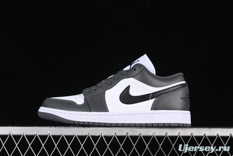 Nike Air Jordan 1 Low Iron Grey Casual Sneakers - 553558-152