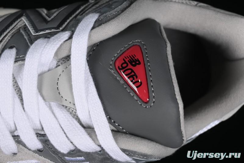 New Balance 9060 Retro Casual Running Sneakers with ABZORB Cushioning Technology - U9060GRY