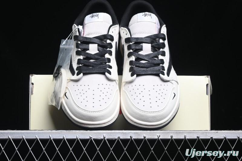 Nike Travis Scott x Fragment Design x Air Jordan 1 Low OG SP Casual Sneakers - XZ6868-002