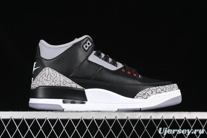 Nike Air Jordan 3 Retro "Black Cement" Basketball Shoes - DN3707-010