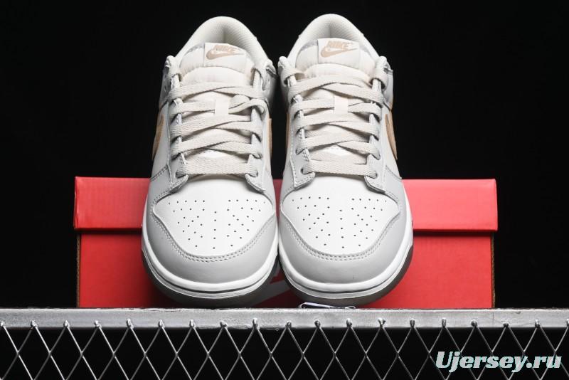 Nike Dunk Low SB Casual Sneakers in Phantom/Khaki - FJ4188-001