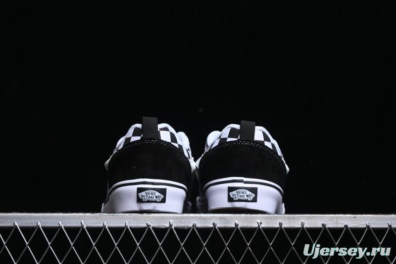 Vans Knu Skool Checkerboard Low Top Retro Casual Vulcanized Sneakers - VN0009QCIVG