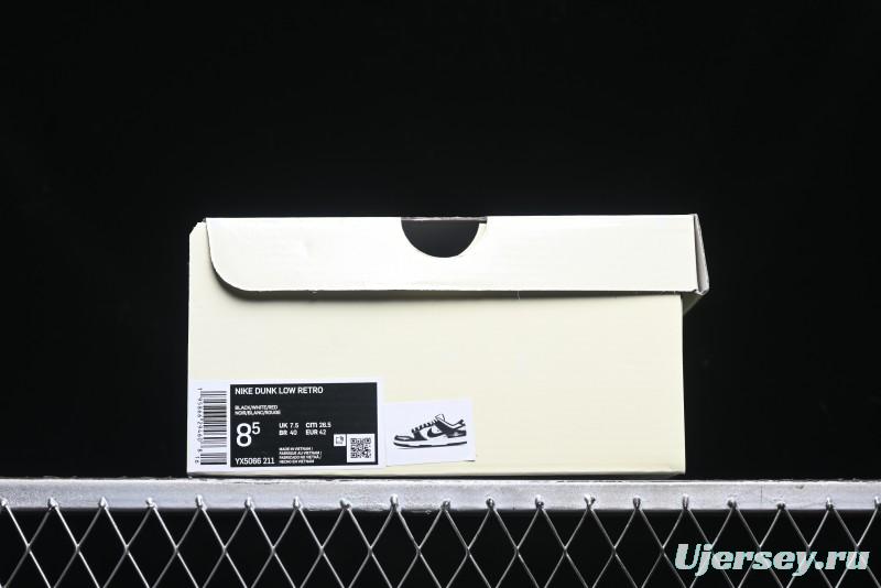 Nike SB Dunk Low Off-White Collaboration - Anniversary High-End Custom Low-Top Casual Skate Shoes - YX5066-211