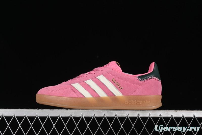 Adidas Originals Gazelle Indoor JI2014 Low-Top Sneakers with Thick Sole for Casual Wear Anti-Slip and Durable - JI2014