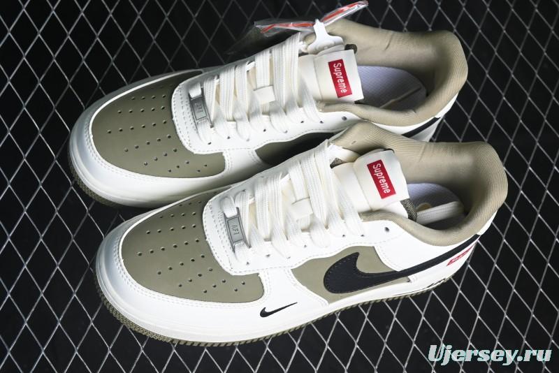 Nike Air Force 1 '07 Low Supreme Casual Sneakers in Military Green - CH6336-508