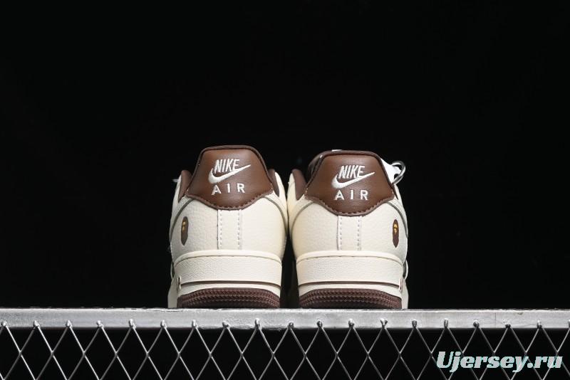 Nike Air Force 1 Low Bape Collaboration - Beige Camo Casual Sneakers - KK1988-019