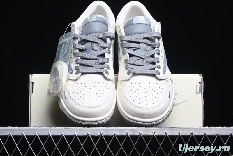 Nike Travis Scott x Fragment Design x Air Jordan 1 Low OG SP AJ1 Sneakers - SJ2068-111