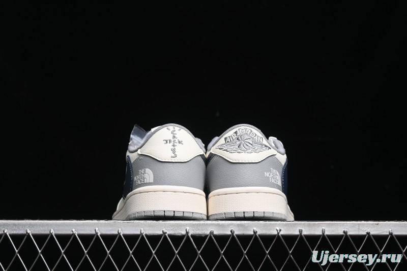 Nike Travis Scott x Fragment Design x Air Jordan 1 Low OG SP AJ1 Low Top Casual Sneakers - XS3086-002