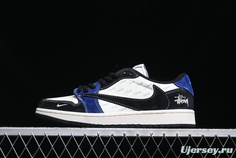 Nike Travis Scott x Fragment Design x Air Jordan 1 Low OG SP AJ1 Low Top Casual Sneakers - SJ2068-126