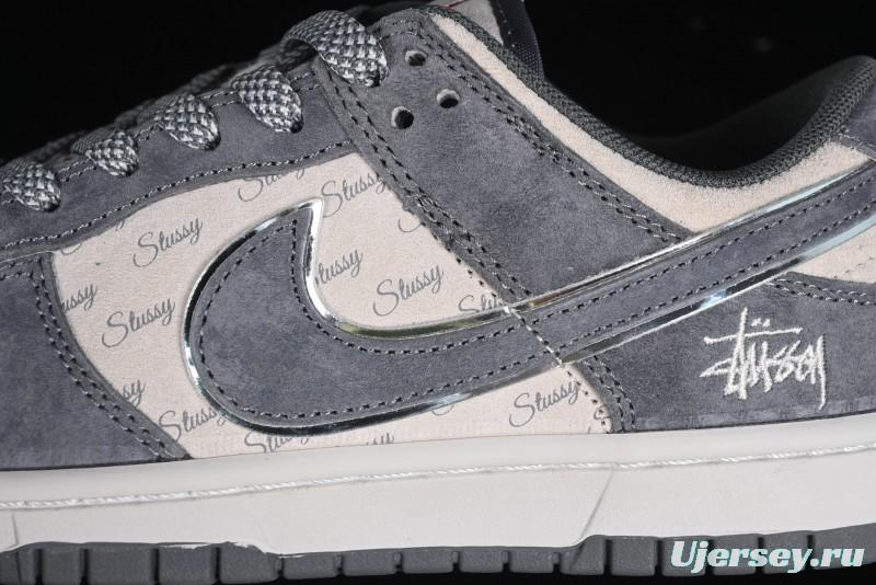 Nike SB Dunk Low Stussy Anniversary Edition Premium Customized Low-Top Casual Sneakers - XX2025-508